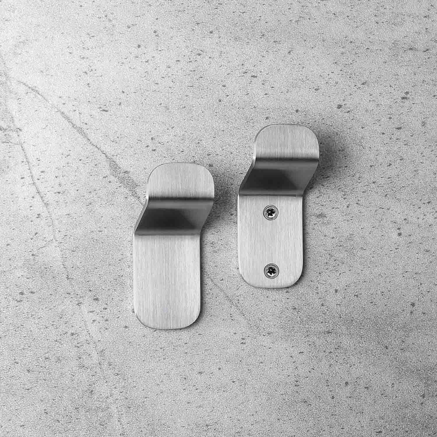Appenditutto satinato con fissaggio viti collezione Over di Colombo Design