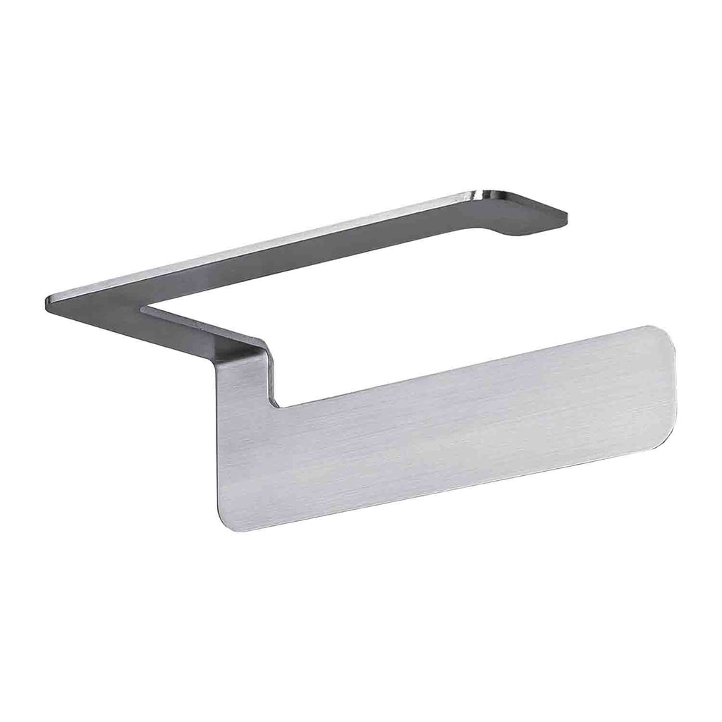 Porta rotolo satinato con fissaggio viti collezione Over di Colombo Design