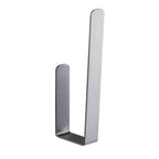Porta rotolo verticale satinato con biadesivo collezione Over di Colombo Design