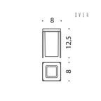 Porta bicchiere satinato d'appoggio collezione Over di Colombo Design