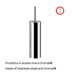 Scopino in Acciaio Inox Genziana di Gedy - Cromato