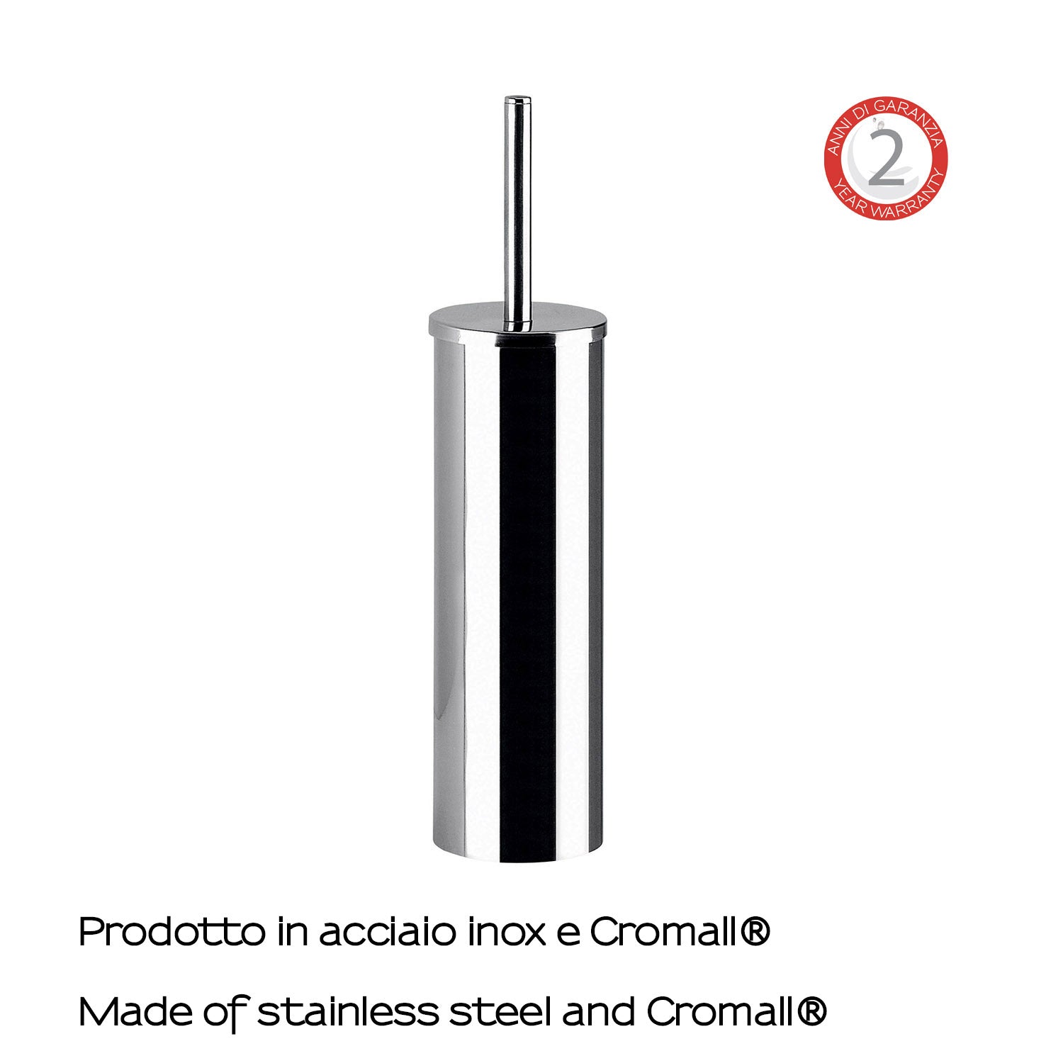 Scopino in Acciaio Inox Genziana di Gedy - Cromato