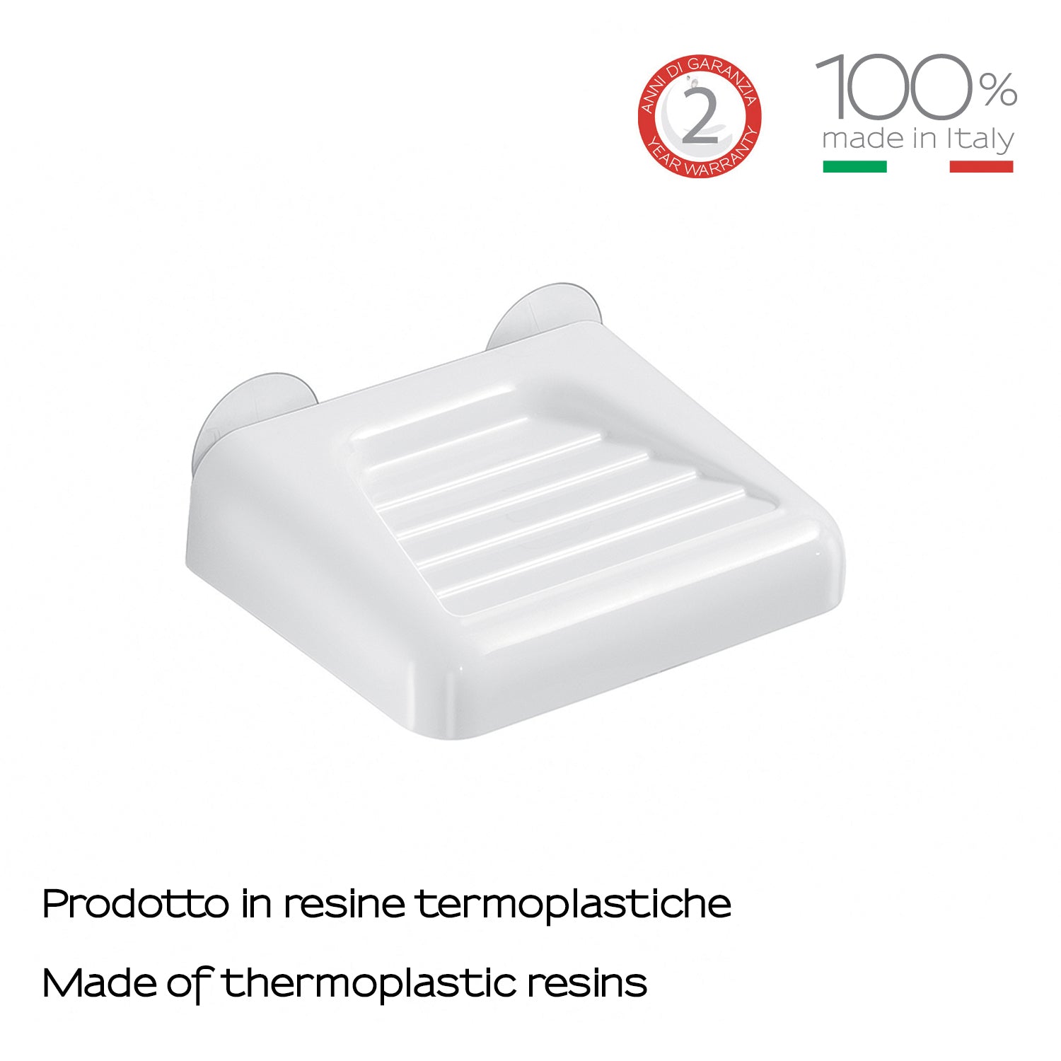 Portasapone di Gedy serie Junior - Bianco