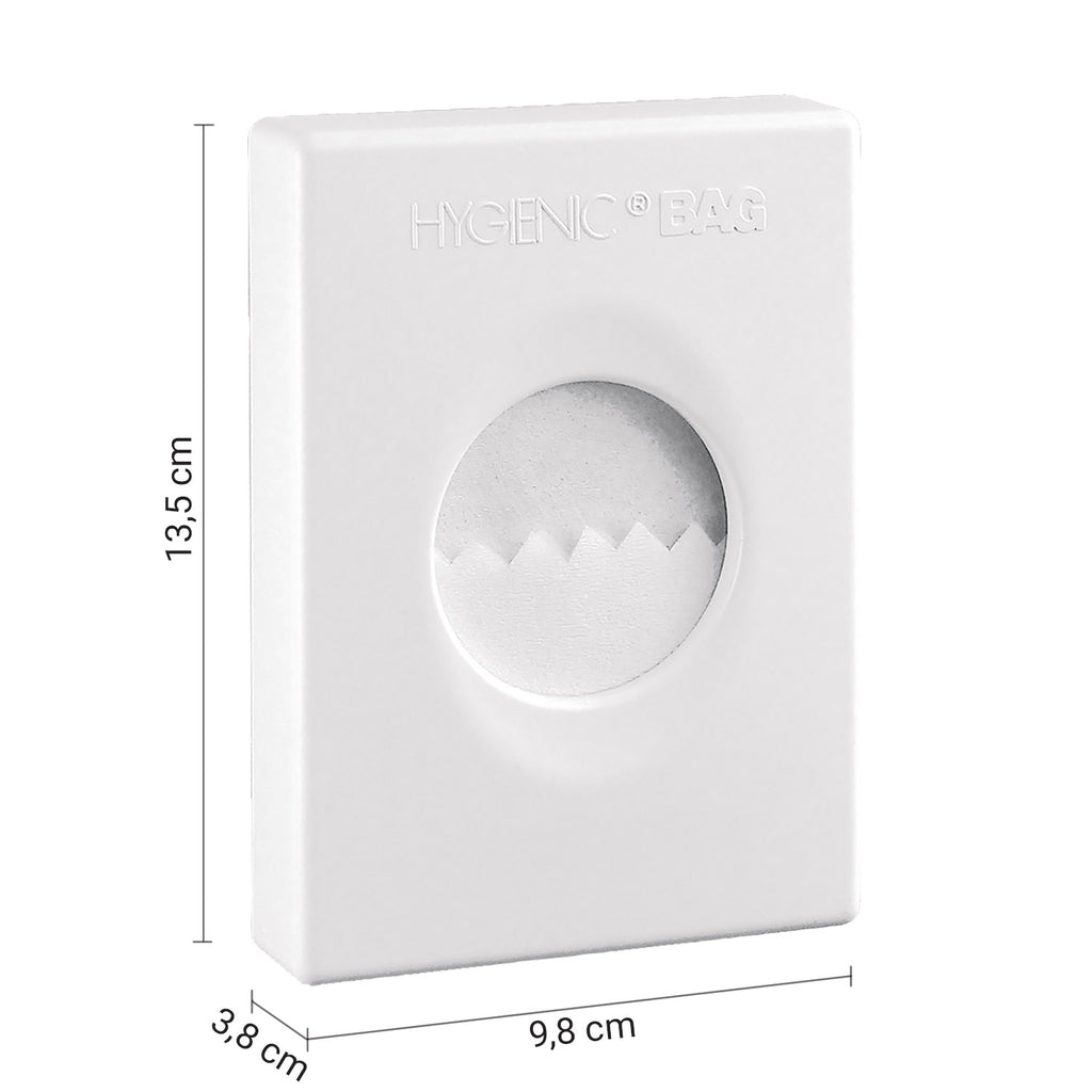 Portasacchetti igienici di Gedy in resine termoplastiche - Bianco