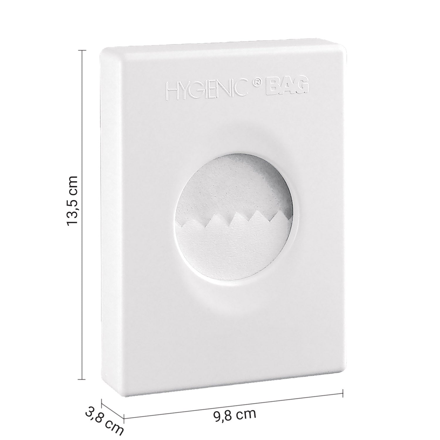 Portasacchetti igienici di Gedy in resine termoplastiche - Bianco