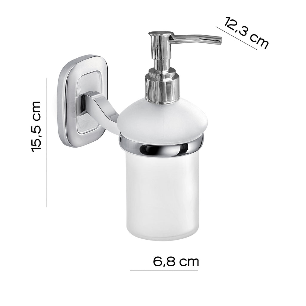 Dispenser sapone a parete di Gedy serie Everest - Cromato