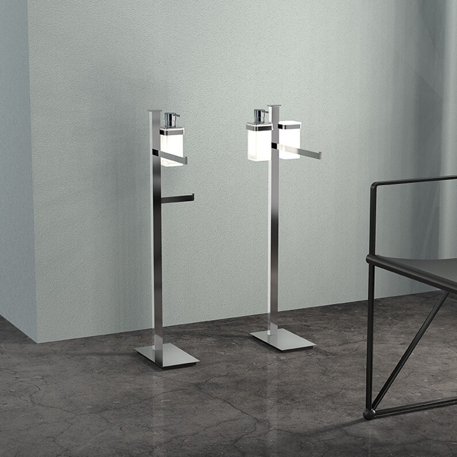 Piantana destra con spandisapone