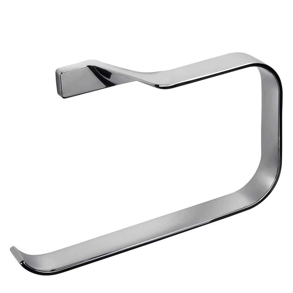 Porta Salviette ad anello in ottone cromato Colombo Design collezione AlizÃ¨ Con fissaggio a tassello inclusi