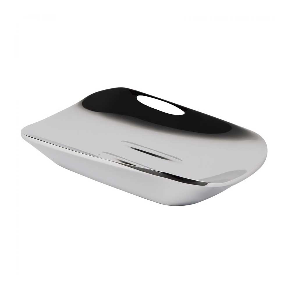 Porta sapone da appoggio in ottone cromato  Colombo Design collezione AlizÃ¨