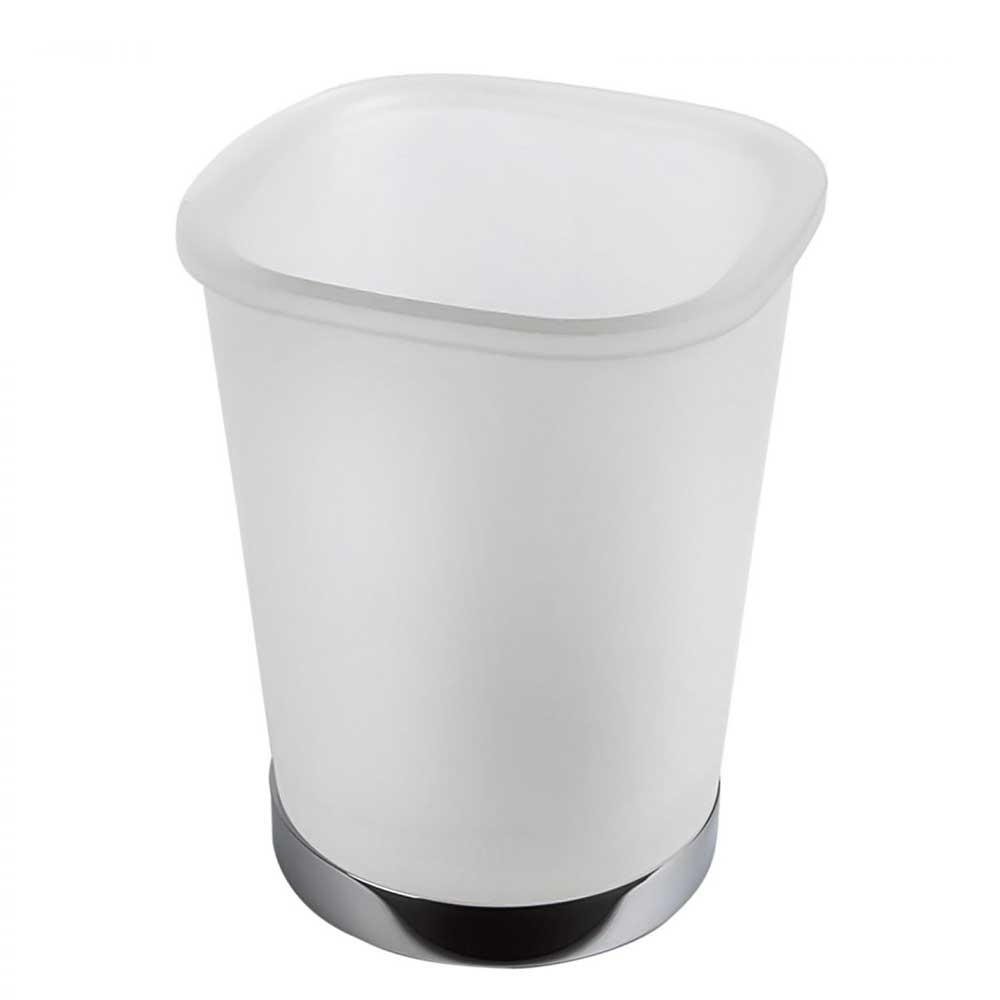 Porta spazzolini da appoggio in ottone cromato  Colombo Design collezione AlizÃ¨