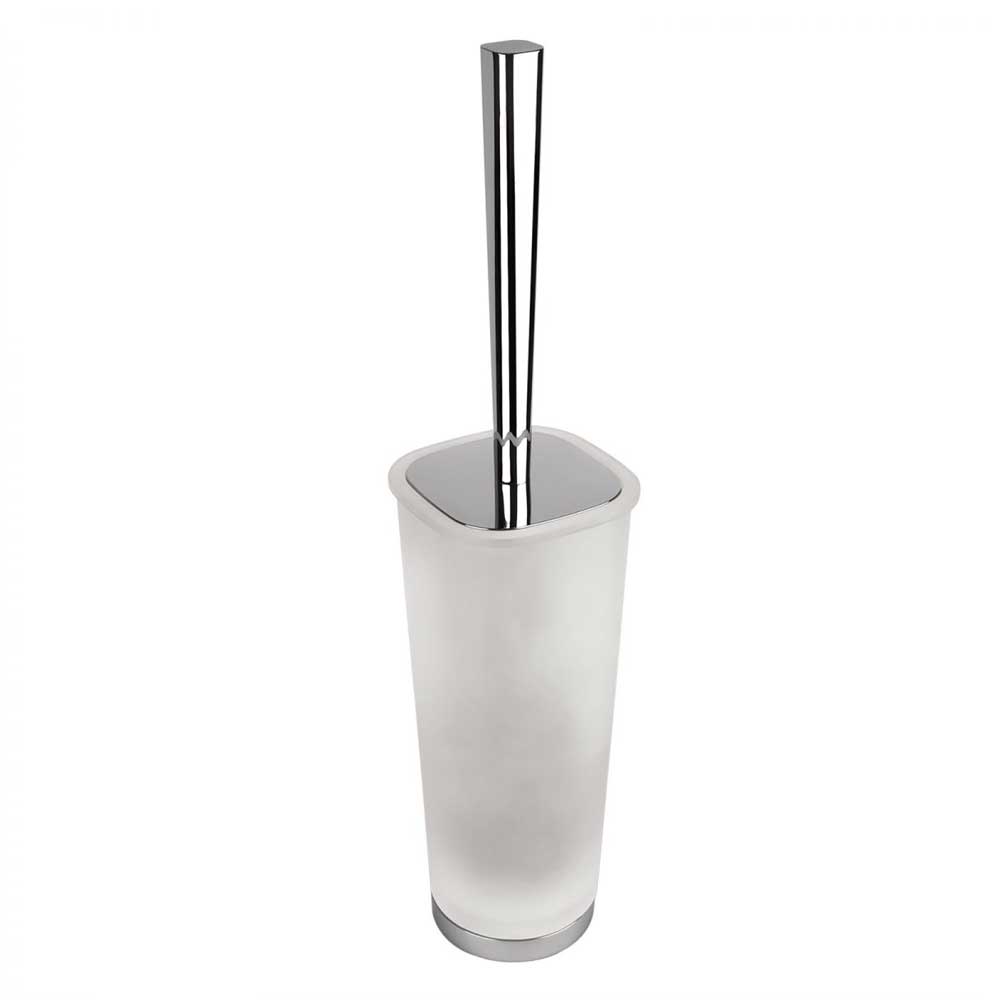 Porta scopino wc da appoggio in ottone cromato  Colombo Design collezione AlizÃ¨