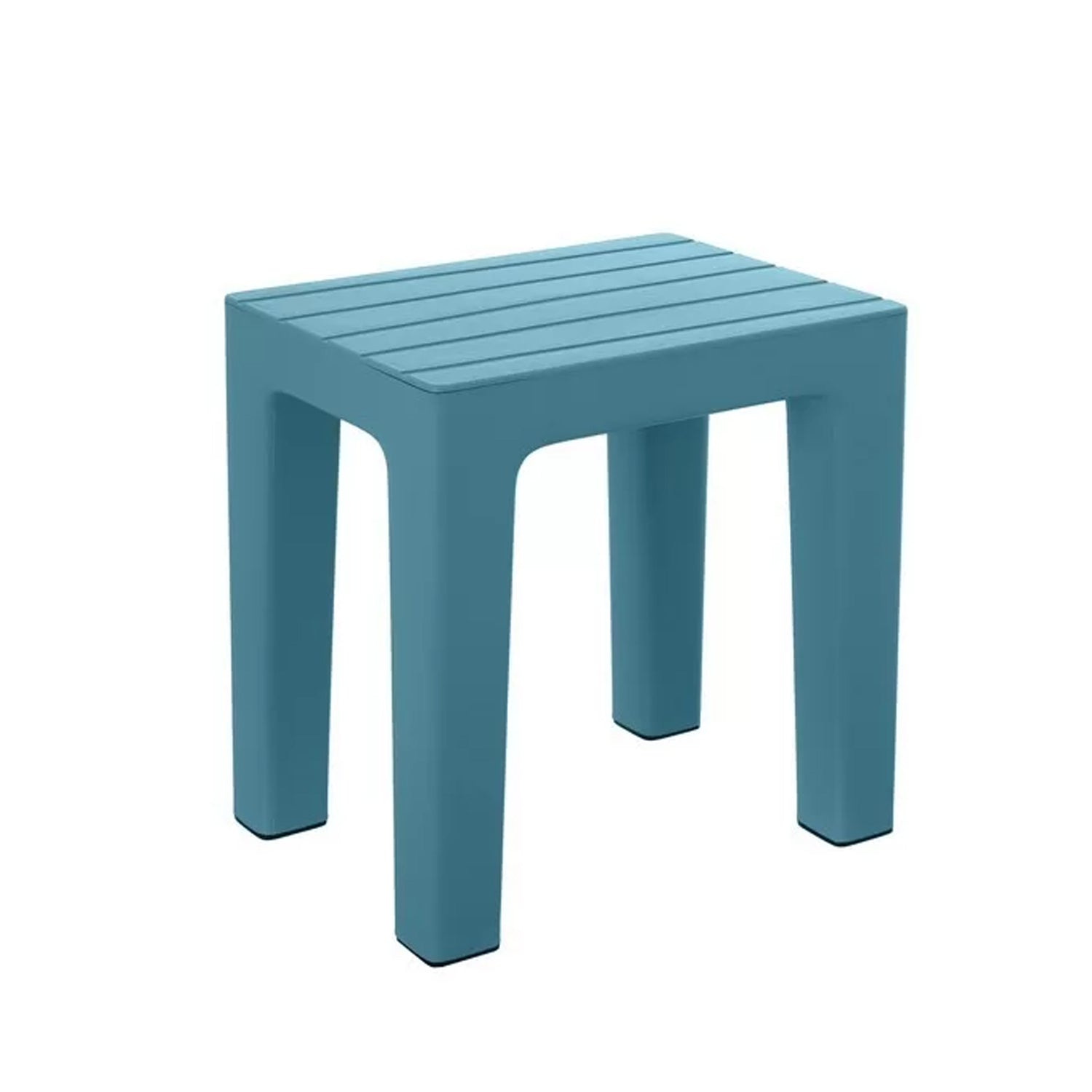 Sgabello Woody in pp colore blu pastello