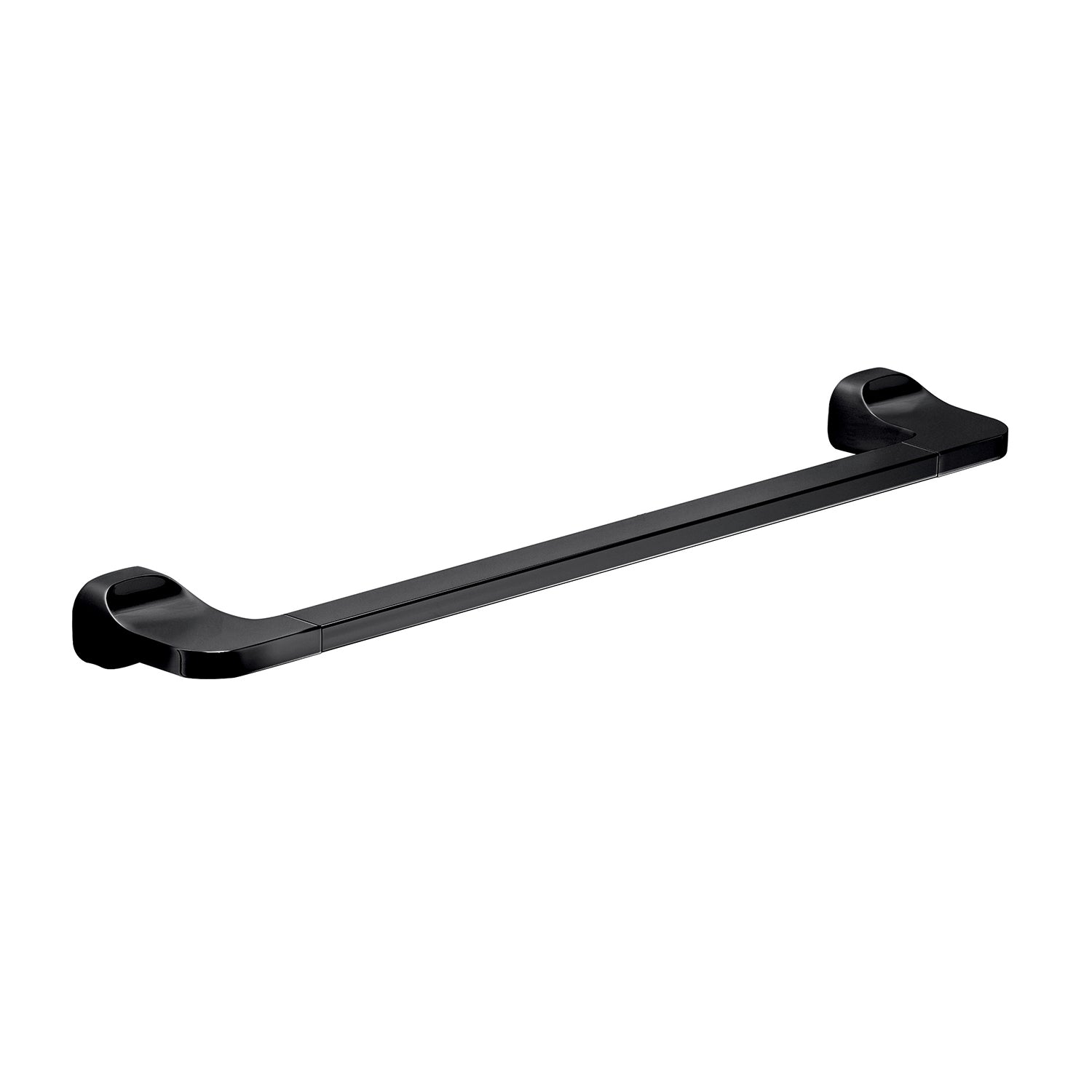 Porta asciugamani 45 cm in Acciaio Inox Gedy serie Stelvio - Nero Matt