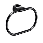 Porta asciugamani ad anello in Acciaio Inox Gedy serie Stelvio - Nero Matt