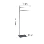 Piantana portasciugamani in Acciaio Inox Gedy serie Trilly - Grigio