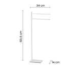 Piantana portasciugamani in Acciaio Inox Gedy serie Trilly - Bianco