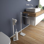 Piantana portasciugamani in Acciaio Inox Gedy serie Trilly - Bianco