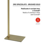 Piantana portasciugamani in Acciaio Inox Gedy serie Trilly - Oro Spazzolato