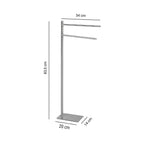 Piantana portasciugamani in Acciaio Inox Gedy serie Trilly - Spazzolato