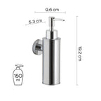 Dosasapone tondo modello Seal di Gedy in Acciaio Inox AISI 304 - Cromato