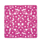 Tappeto antiscivolo doccia 53x53 in PVC modello Margherita di Gedy - Fucsia