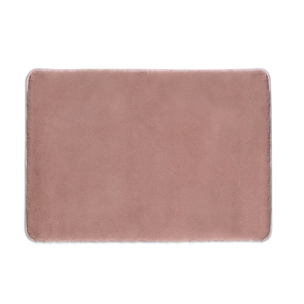 Tappeto bagno 40x60 cm modello Fuzzy di Gedy - Rosa