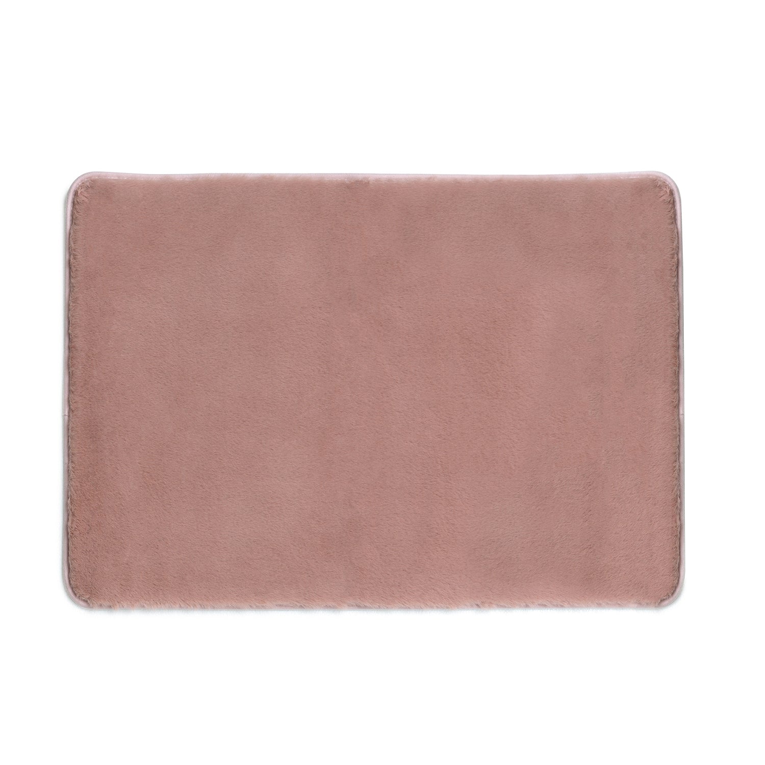 Tappeto bagno 40x60 cm modello Fuzzy di Gedy - Rosa