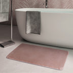 Tappeto bagno 40x60 cm modello Fuzzy di Gedy - Rosa