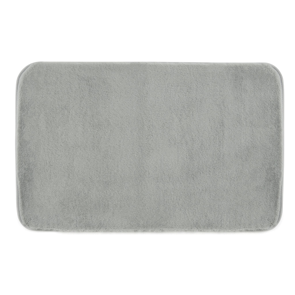 Tappeto bagno 50x80 cm modello Fuzzy di Gedy - Grigio