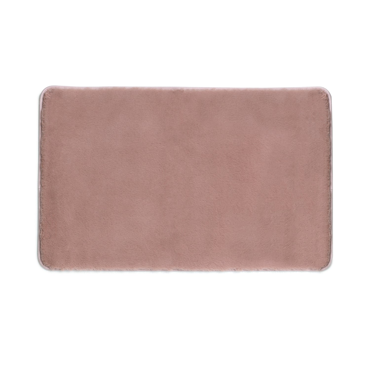 Tappeto bagno 50x80 cm modello Fuzzy di Gedy - Rosa
