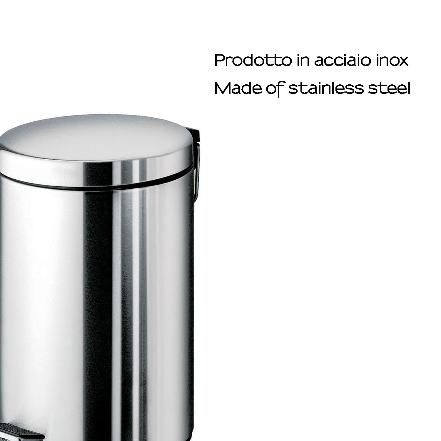 Portarifiuti Gedy Argenta 7 lt. in acciaio inox 20