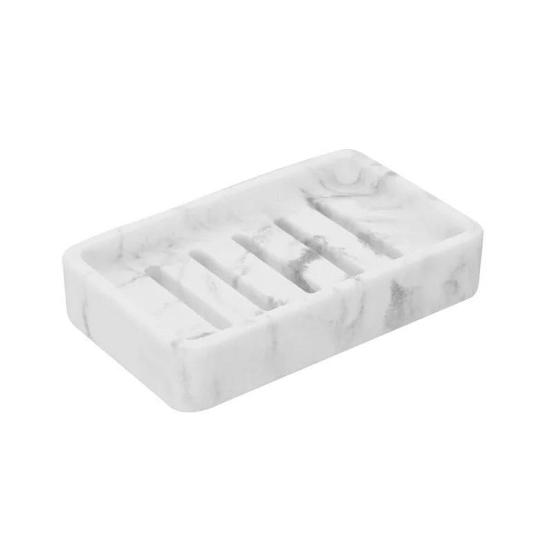 Set accessori bagno BathCore serie MarbleEffetto marmo bianco