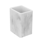 Set accessori bagno BathCore serie MarbleEffetto marmo bianco