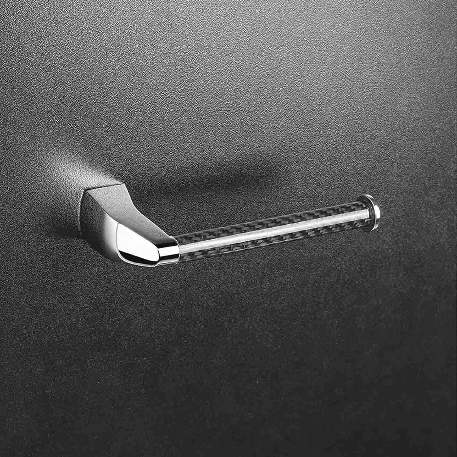 Porta rotolo in ottone collezione Road di Colombo Design