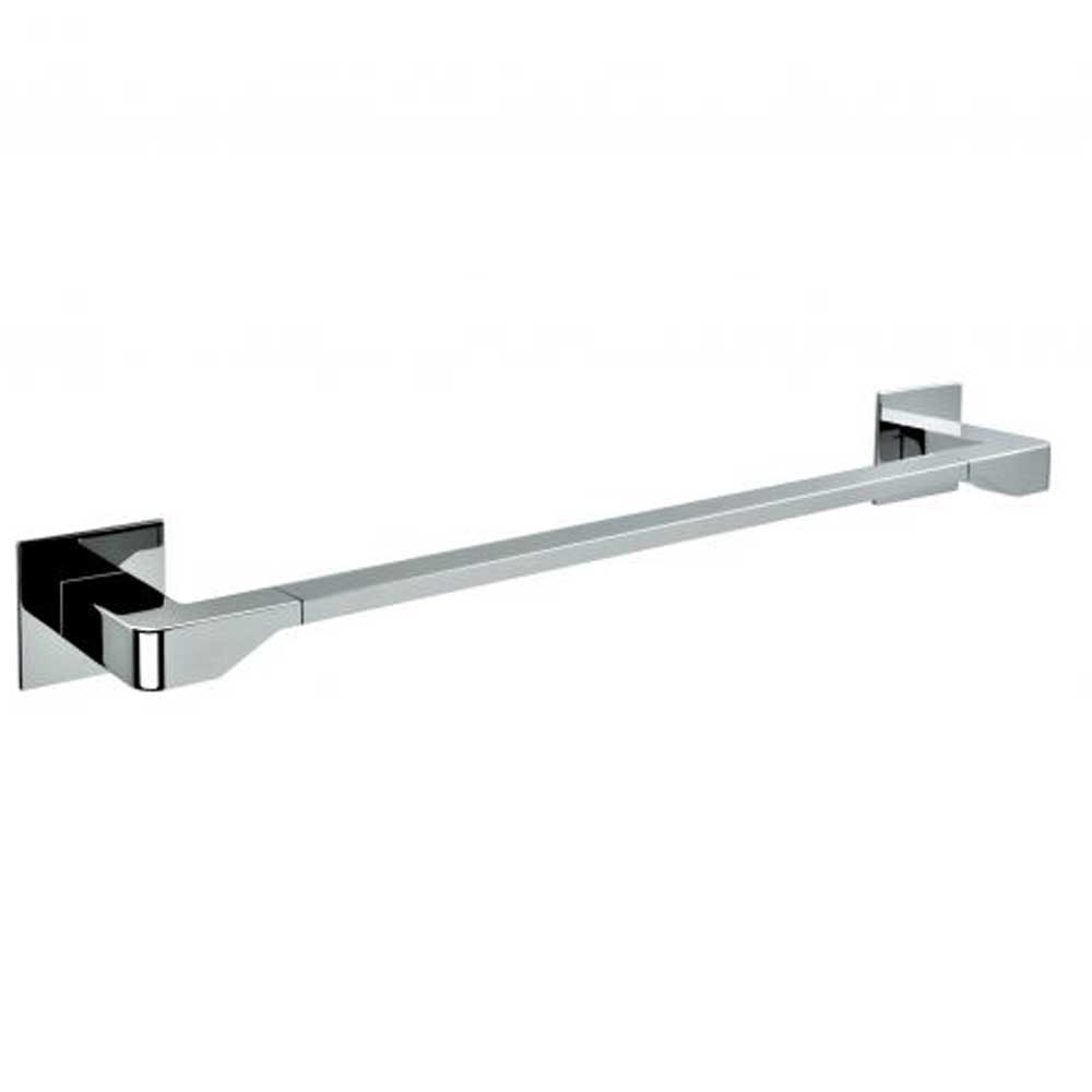 Porta salviette da bagno cm 74 in ottone cromato  Colombo Design collezione Forever con fissaggio ad Incollo 3M