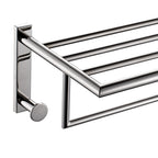 Mensola porta asciugamani L. 50 cm in Acciaio Inox AISI 304 Gedy serie Project - Lucido