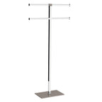 Piantana porta asciugamani in Acciaio Inox Gedy di Rainbow - Trasparente/Tortora