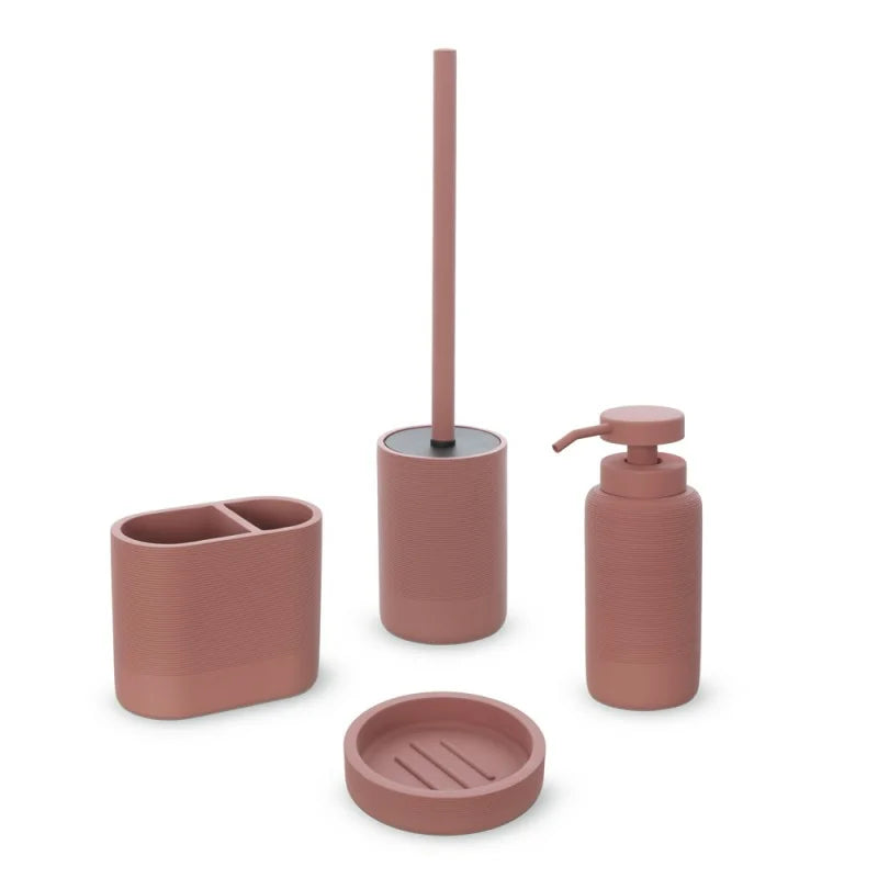 Set accessori bagno BathCore serie ElenaTerracotta