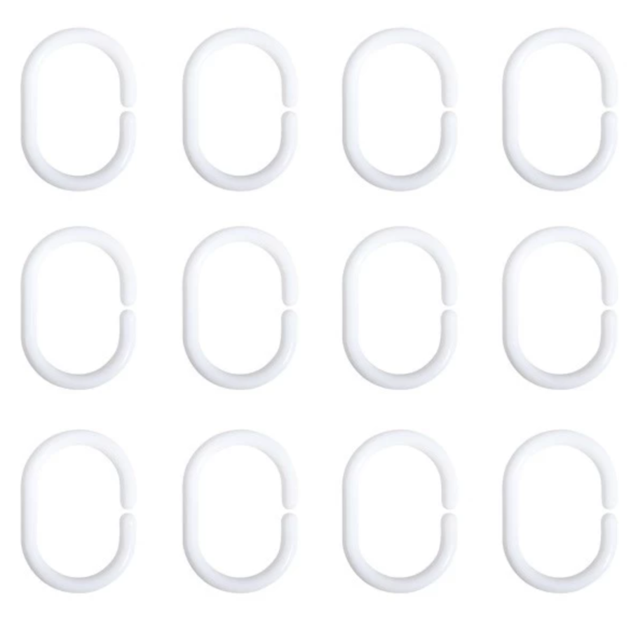 Tenda da doccia anti-muffa in poliestere 100%  blu collezione ARBRE