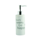 Dispenser Porta Sapone in ceramica di colore bianco collezione MAISON