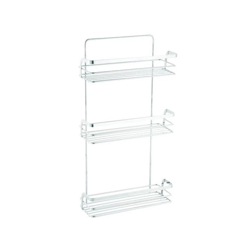 Mensola doccia 3 livelli modello Riley colore cromato