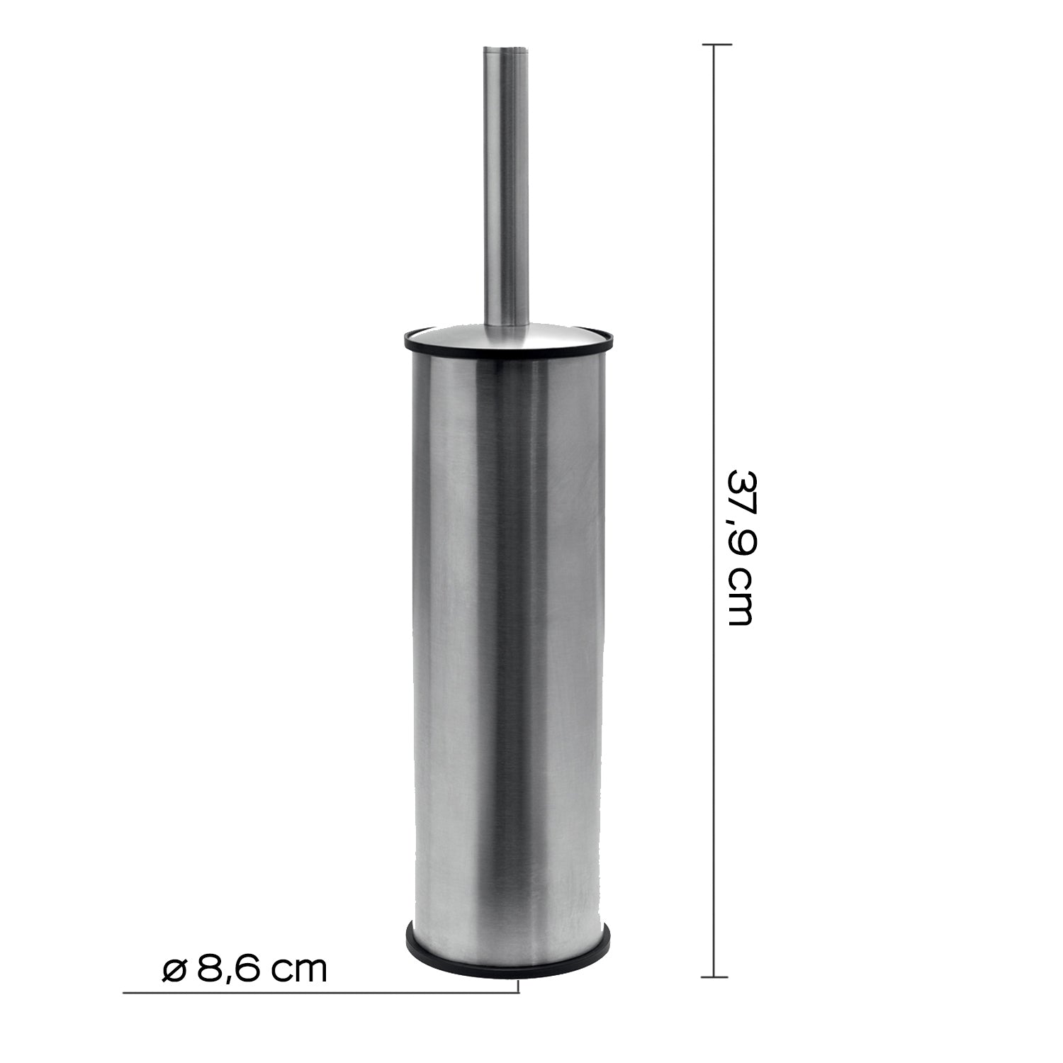 Scopino da appoggio in Acciaio Inox AISI 304 Gedy serie Project - Spazzolato