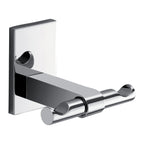 Gedy Appendiabiti doppio Maine in acciaio inox e cromall fissaggio a muro a incollo