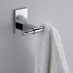 Gedy Appendiabiti doppio Maine in acciaio inox e cromall fissaggio a muro a incollo