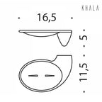Porta sapone da bagno in ottone cromato  Colombo Design collezione KHALA fissaggio a vite e tassello