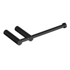 Porta rotolo sospeso in acciaio inossidabile della collezione 'Logic' by Cosmic - Nero Matt