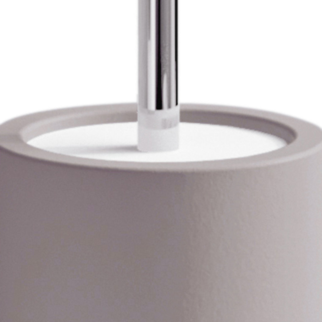 Scopino in ceramica Gedy serie New Mizar - Tortora