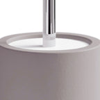 Scopino in ceramica Gedy serie New Mizar - Tortora