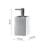 Dosasapone in ceramica con erogatore cromato Gedy modello New Martina - Bianco