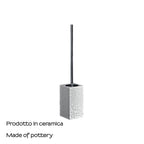 Scopino in ceramica Gedy modello New Martina - Bianco